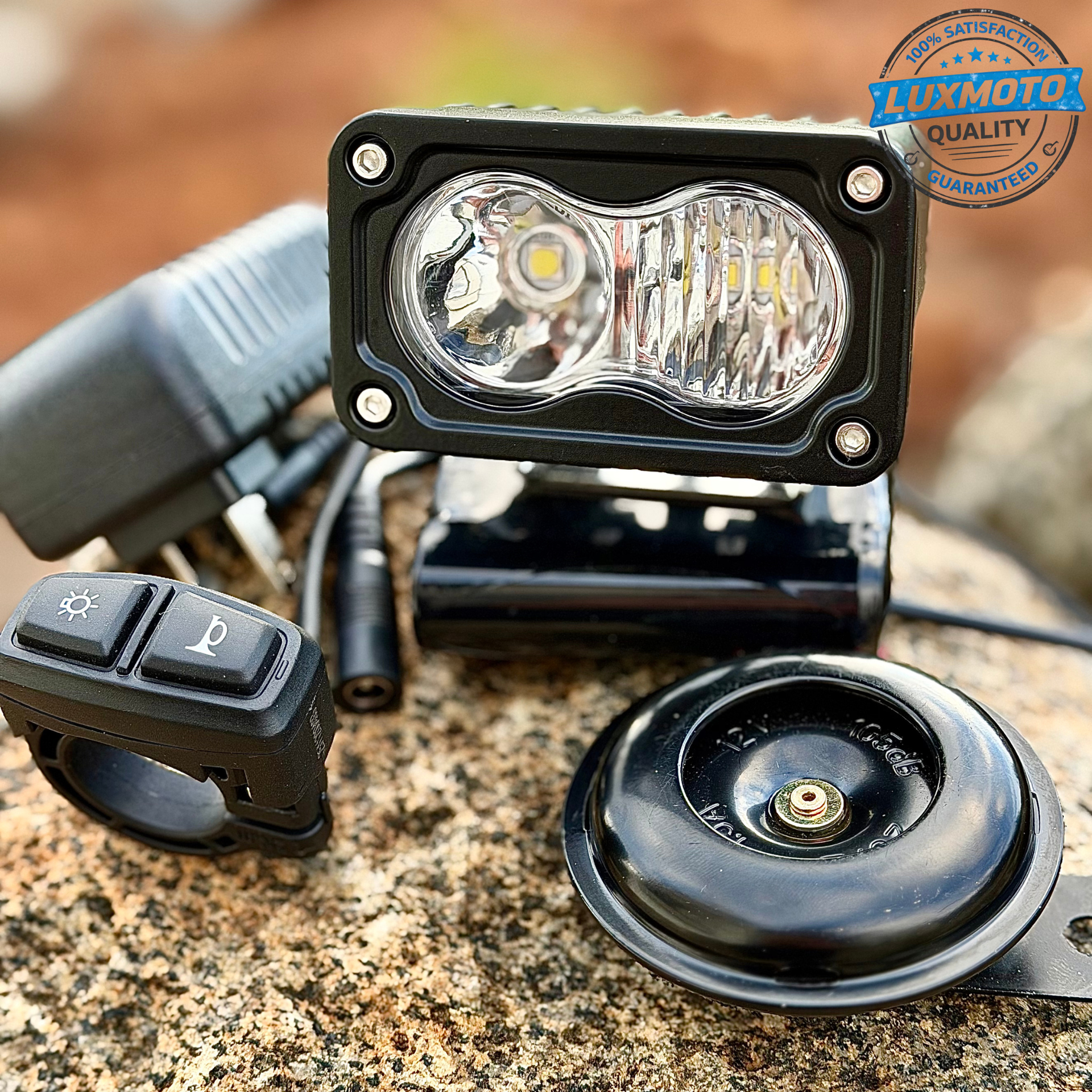 🔥BEST SELLER🔥 Baja Light & Horn RECHARGEABLE [COMES WITH BATTERY