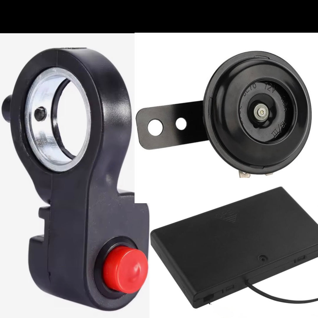 AA Battery Powered Horn & Switch Kit (Complete Setup Kit)